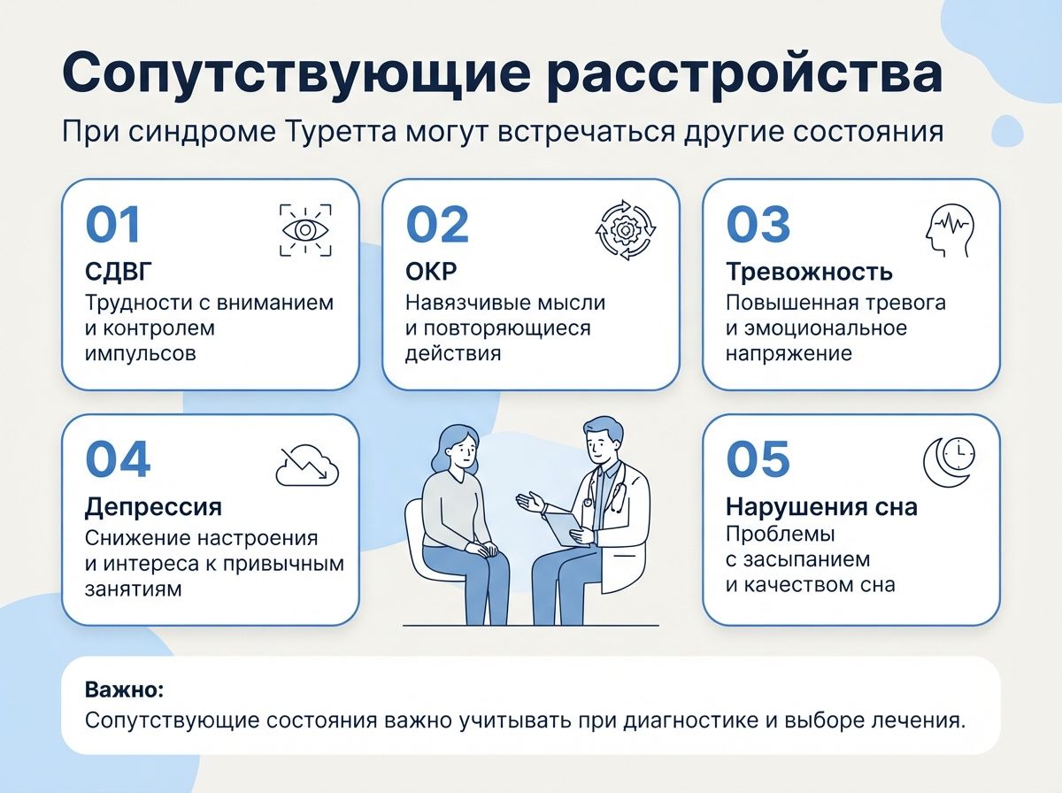 Лечение синдрома Туретта в Десногорске инфографика